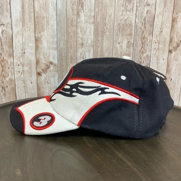 Dale Earnhardt 3 Strapback Flames Checkered Cap - Picture 5 of 8